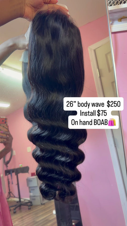 26” body wave baddie on a budget