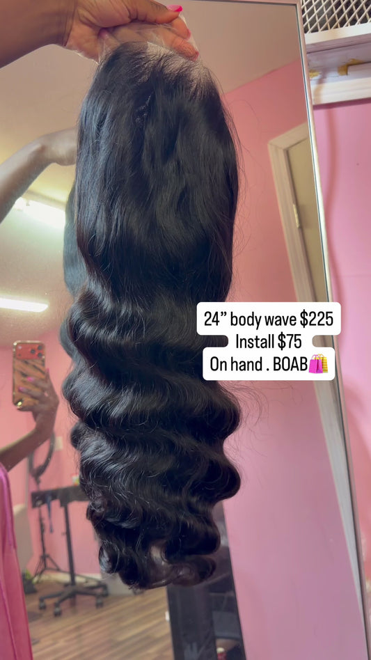 24” body wave baddie on a budget