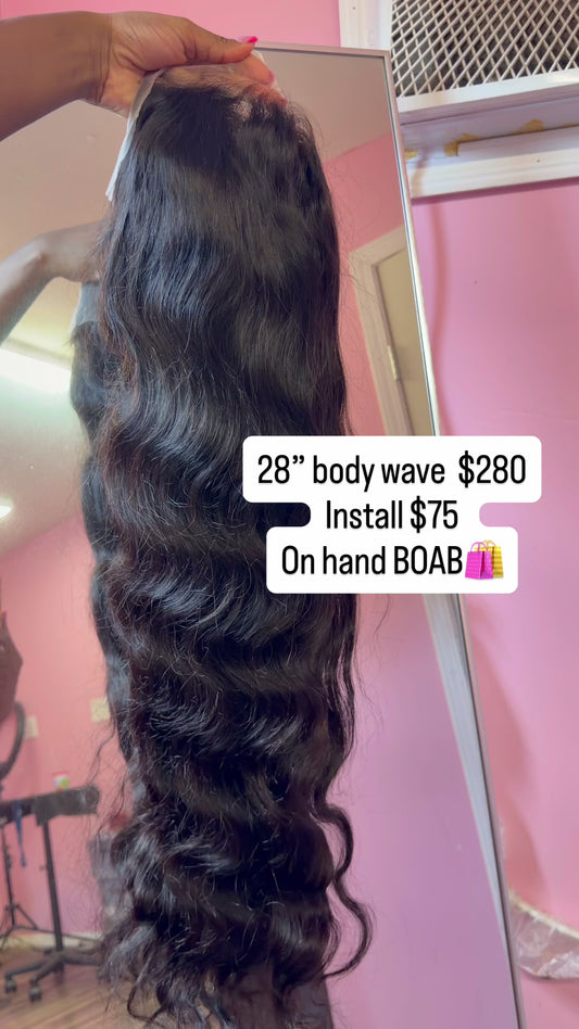 28” body wave baddie on a budget